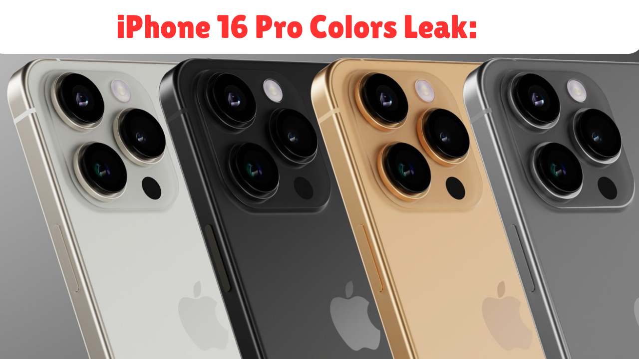 iPhone 16 Pro Colors Leak: Darker Titanium Black and More Options Revealed