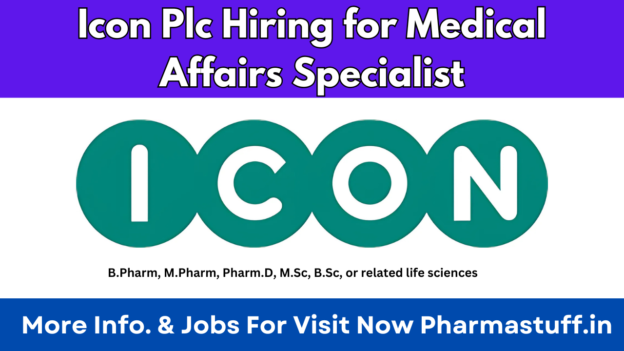 Icon Plc Hiring for Medical Affairs Specialist