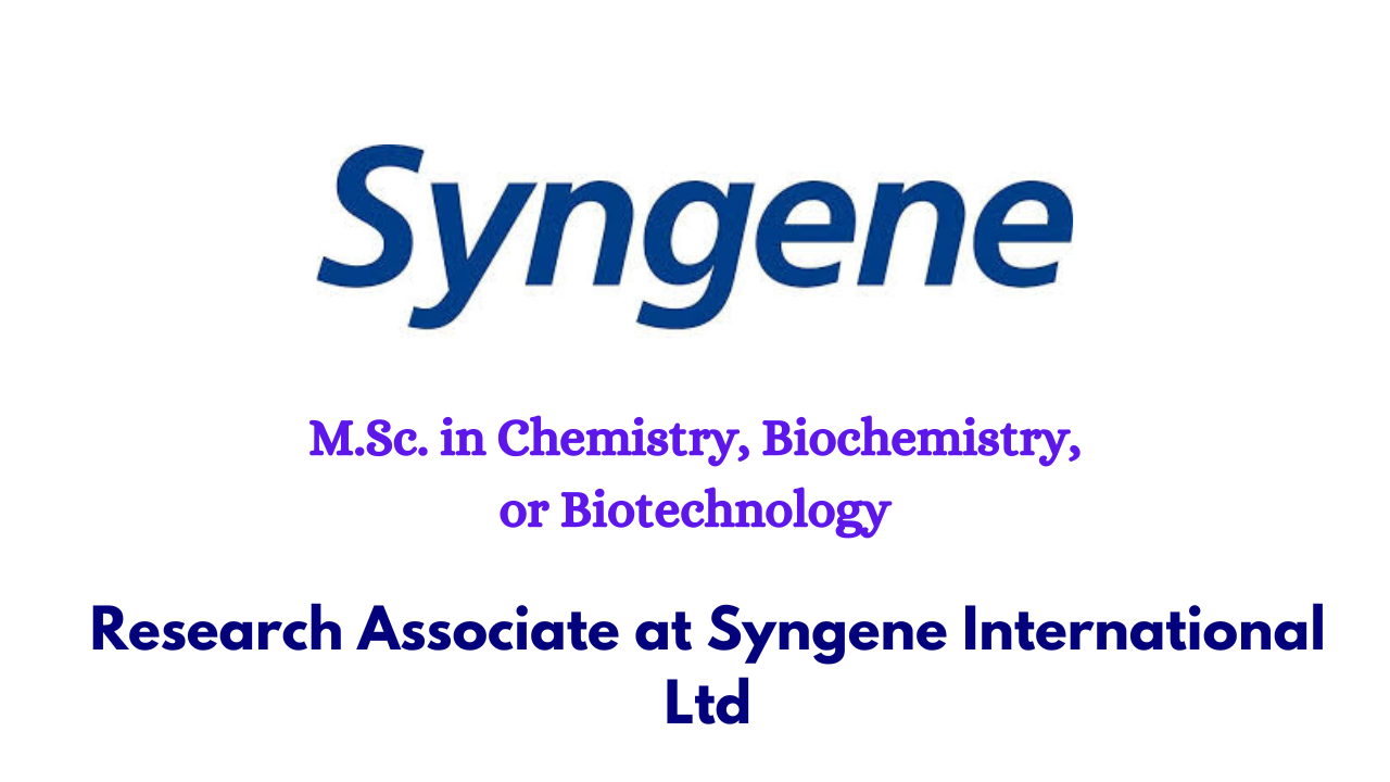 Research Associate at Syngene International Ltd