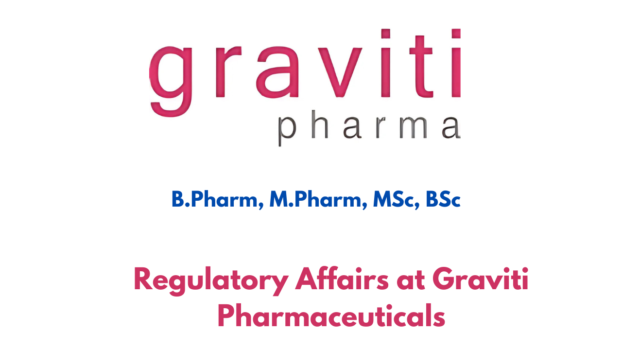 Regulatory Affairs at Graviti Pharmaceuticals