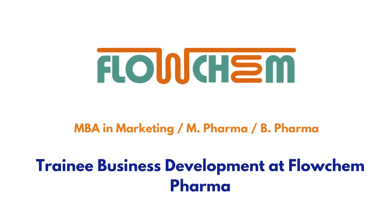 Trainee Business Development at Flowchem Pharma