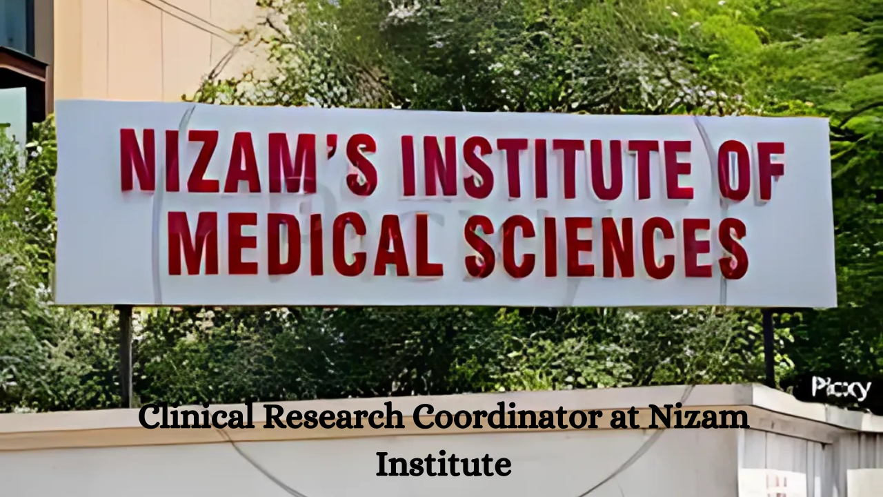 Clinical Research Coordinator at Nizam Institute