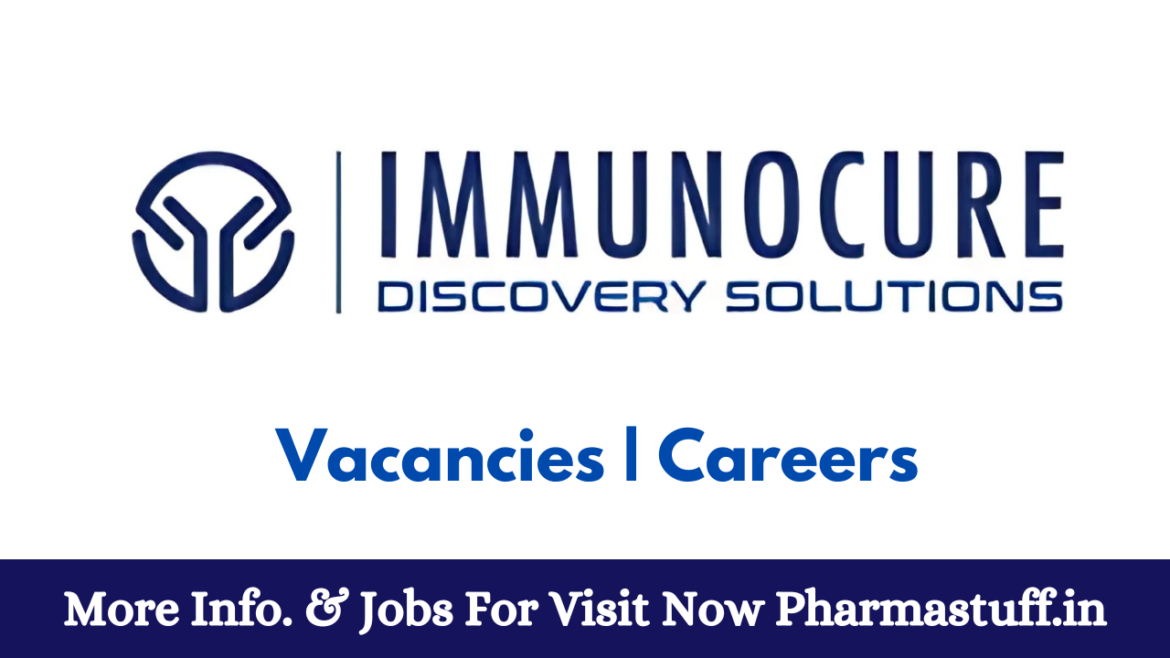 Immunocure Hiring for Junior Research Scientist / Trainee Chemist