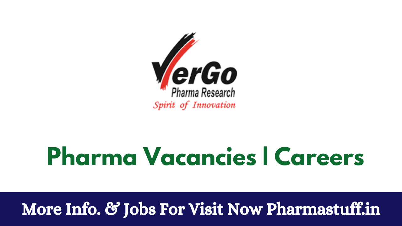 VerGo Pharma Hiring for Project Manager