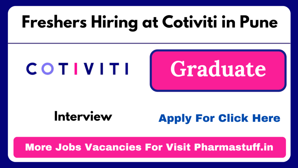 Freshers Hiring at Cotiviti in Pune