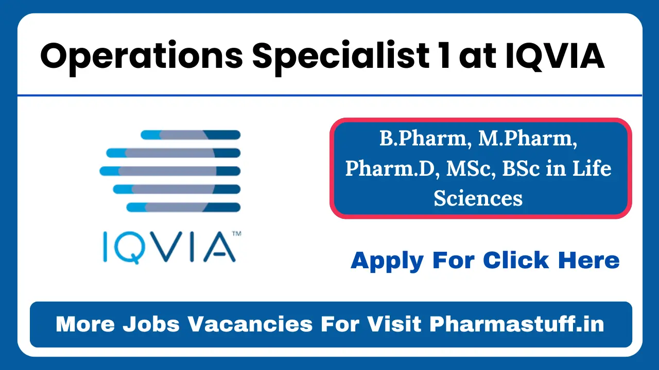 Operations Specialist 1 at IQVIA