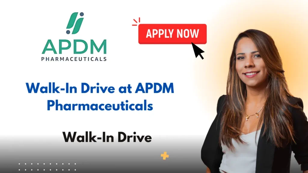 Walk-In Drive at APDM Pharmaceuticals