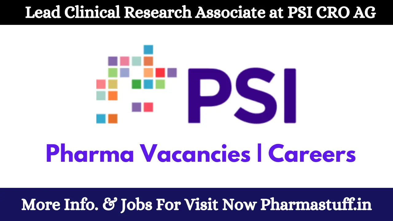 Lead Clinical Research Associate at PSI CRO AG