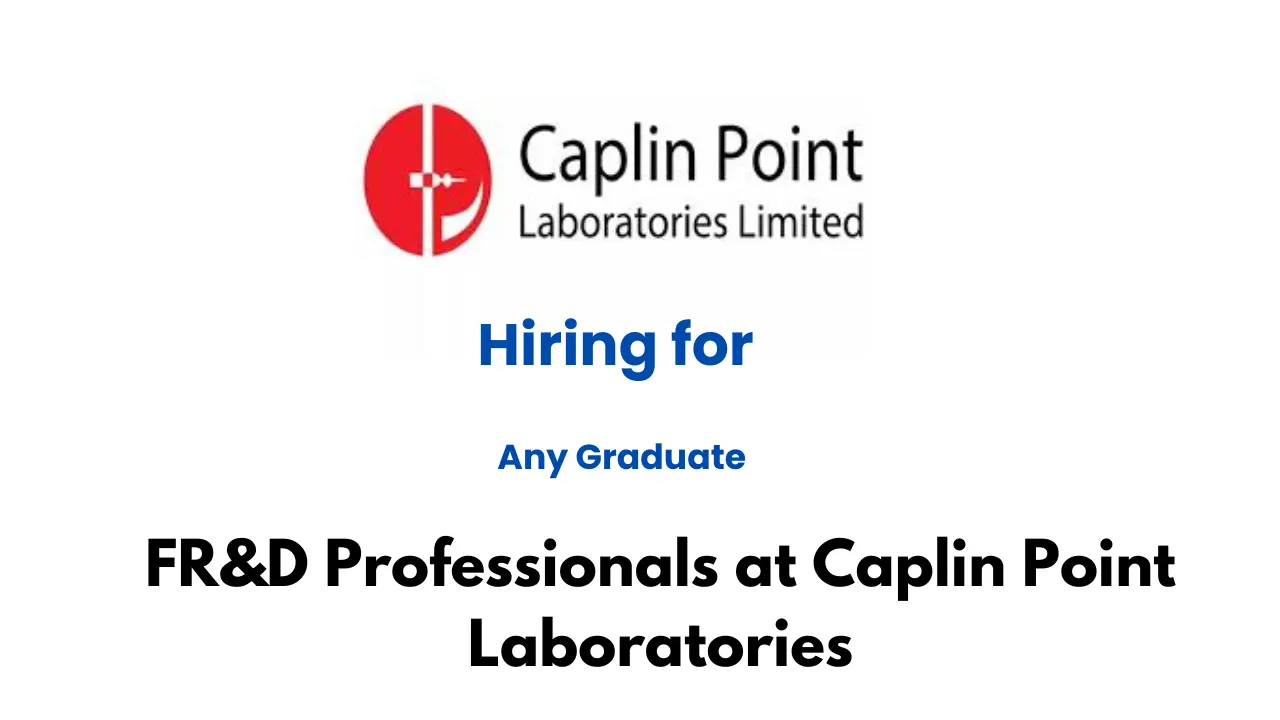 FR&D Professionals at Caplin Point Laboratories